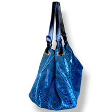 Load image into Gallery viewer, Vintage Embossed Patent Leather Hobo Bag
