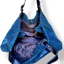 Load image into Gallery viewer, Vintage Embossed Patent Leather Hobo Bag
