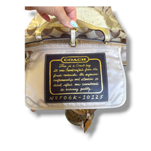 Load image into Gallery viewer, Coach Signature Metallic Tote Bag
