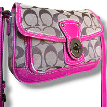 Load image into Gallery viewer, Vintage Coach Signature Pink Leather Crossbody
