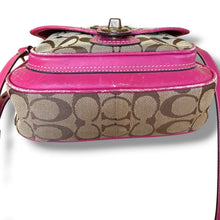 Load image into Gallery viewer, Vintage Coach Signature Pink Leather Crossbody
