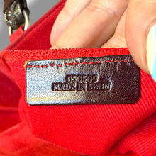 Load image into Gallery viewer, Vintage Loewe Red Suede Anagram Tote Bag
