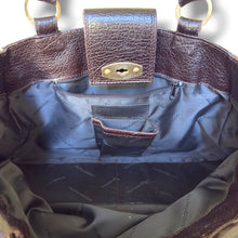 Load image into Gallery viewer, Vintage Russell &amp; Bromley Leather &amp; Wool Tote Bag
