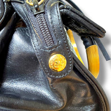 Load image into Gallery viewer, Vintage Fendi Pasta Woven Leather Bag – Black
