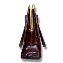 Load image into Gallery viewer, Vintage Escada Croc-Embossed Leather Handbag
