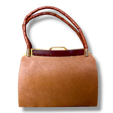 Load image into Gallery viewer, Vintage Cowhide Structured Handbag
