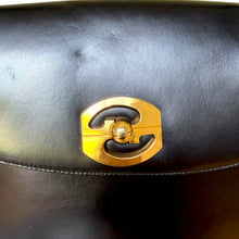 Load image into Gallery viewer, Rare Circa 1970s–Early 1980s Gucci Black Leather Shoulder Bag with Original Coin Purse
