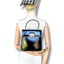 Load image into Gallery viewer, Vintage Salvatore Ferragamo Gancini Top Handle Bag – Black
