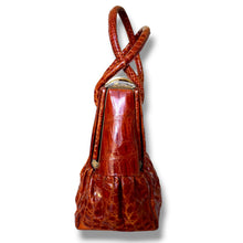 Load image into Gallery viewer, Vintage La Moderna Crocodile Handbag – Made in Uruguay
