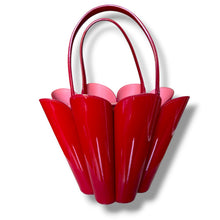 Load image into Gallery viewer, Kate Spade Red Patent Leather Petal Bag
