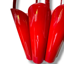 Load image into Gallery viewer, Kate Spade Red Patent Leather Petal Bag
