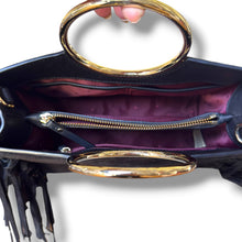 Load image into Gallery viewer, Kate Spade Suede Fringe Ring Handle Bag
