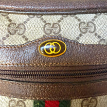 Load image into Gallery viewer, Circa 1980s Vintage Gucci Accessory Collection GG Web Shoulder Bag
