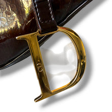 Load image into Gallery viewer, Vintage Christian Dior Diorissimo Patent Saddle Bag – John Galliano Era
