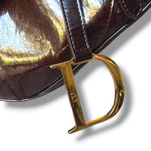 Load image into Gallery viewer, Vintage Christian Dior Diorissimo Patent Saddle Bag – John Galliano Era
