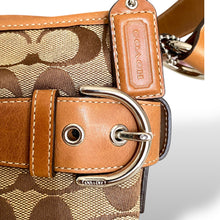 Load image into Gallery viewer, Vintage Coach Signature Canvas &amp; Leather Crossbody Bag
