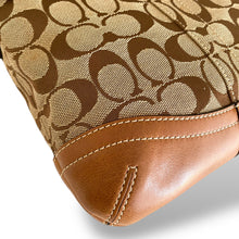 Load image into Gallery viewer, Vintage Coach Signature Canvas &amp; Leather Crossbody Bag
