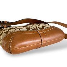 Load image into Gallery viewer, Vintage Coach Signature Canvas &amp; Leather Crossbody Bag
