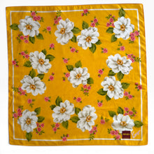 Load image into Gallery viewer, Vintage KENZO Marigold Floral Cotton Neckerchief
