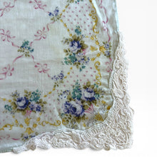 Load image into Gallery viewer, Vintage British Heritage Collection Floral Lace Neckerchief
