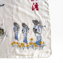 Load image into Gallery viewer, Vintage Japanese Sado Island Souvenir Neckerchief
