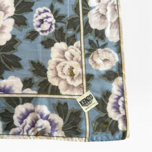Load image into Gallery viewer, Vintage KENZO Peony Cotton Neckerchief
