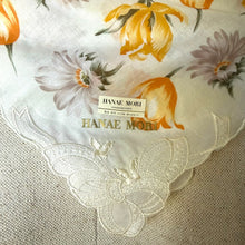 Load image into Gallery viewer, Vintage Hanae Mori Floral Cotton Neckerchief
