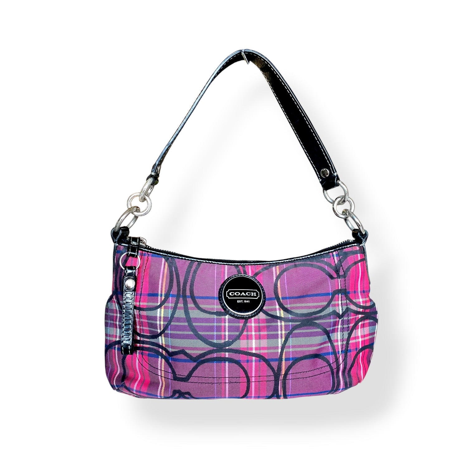 Coach Poppy Berry Tartan Plaid Shoulder Bag – Vintage Swag SA