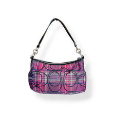 Load image into Gallery viewer, Coach Poppy Berry Tartan Plaid Shoulder Bag
