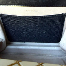 Load image into Gallery viewer, Vintage Valentino Garavani Navy &amp; Ivory Evening Clutch
