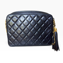 Load image into Gallery viewer, Vintage Chanel Black Quilted Lambskin Camera Bag – Circa 1986–1988
