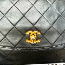 Load image into Gallery viewer, Rare Vintage Chanel Black Quilted Lambskin Flap Camera Bag
