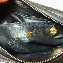Load image into Gallery viewer, Rare Vintage Chanel Black Quilted Lambskin Flap Camera Bag
