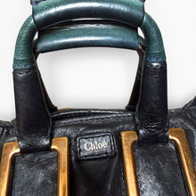 Load image into Gallery viewer, Vintage Chloé Black Leather Ethel Bag with Shoulder Strap
