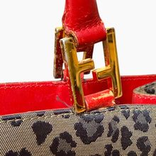 Load image into Gallery viewer, Vintage Fendi Leopard Print Tote Bag
