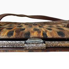 Load image into Gallery viewer, Vintage Peacock Feather Handbag
