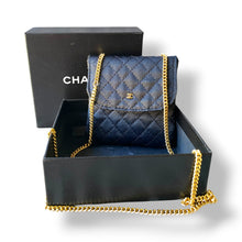 Load image into Gallery viewer, Vintage Chanel Micro Mini Flap Bag Necklace, Circa 1990
