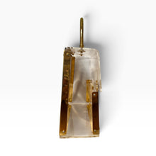 Load image into Gallery viewer, Vintage Clear Lucite &amp; Gold-Tone Frame Handbag
