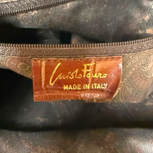 Load image into Gallery viewer, Vintage Italian Embossed Leather Handbag by CristoFano
