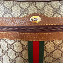 Load image into Gallery viewer, Circa Early 1980s Vintage Gucci Accessory Collection GG Monogram Web Shoulder Bag
