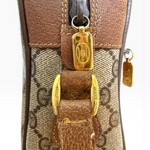 Load image into Gallery viewer, Circa Early 1980s Vintage Gucci Accessory Collection GG Monogram Web Shoulder Bag
