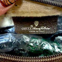 Load image into Gallery viewer, Circa Early 1980s Vintage Gucci Accessory Collection GG Monogram Web Shoulder Bag
