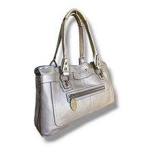 Load image into Gallery viewer, Coach Penelope Silver Champagne Leather Shoulder Bag
