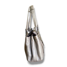 Load image into Gallery viewer, Coach Penelope Silver Champagne Leather Shoulder Bag
