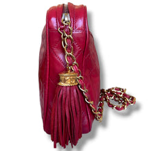 Load image into Gallery viewer, Vintage Chanel Red Quilted Leather Camera Bag – Circa 1986–1988
