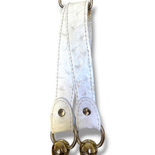 Load image into Gallery viewer, Vintage Diana Delmont White Ostrich Leather Handbag
