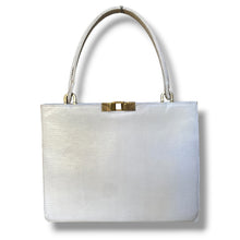 Load image into Gallery viewer, Vintage Comtesse White Lizard Skin Handbag
