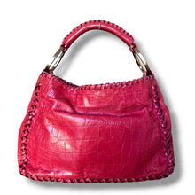 Load image into Gallery viewer, Sazaby Croc-Embossed Leather Handbag

