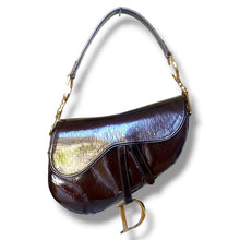 Load image into Gallery viewer, Vintage Christian Dior Diorissimo Patent Saddle Bag – John Galliano Era
