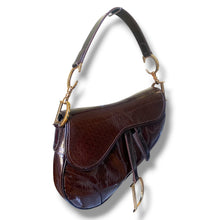 Load image into Gallery viewer, Vintage Christian Dior Diorissimo Patent Saddle Bag – John Galliano Era
